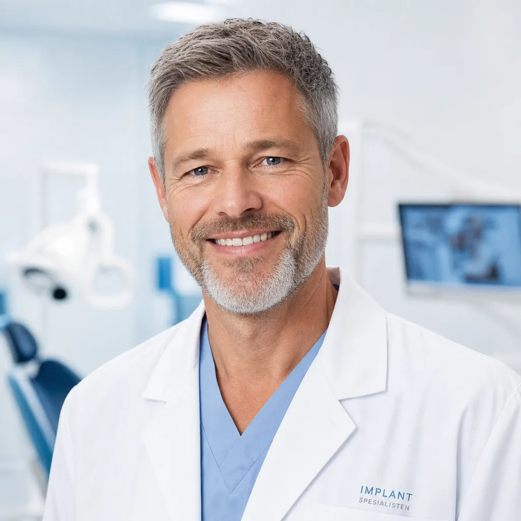 Dr. Erik Nilsen, implantatspesialist ved Nordic Smile Tannklinikk